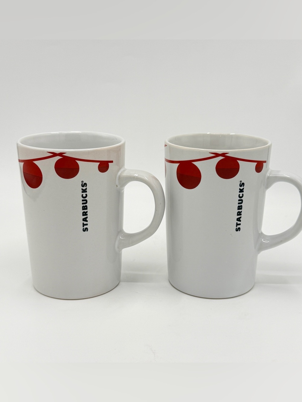 2012 Starbucks Holiday Mugs, set of 2, 10.8 oz